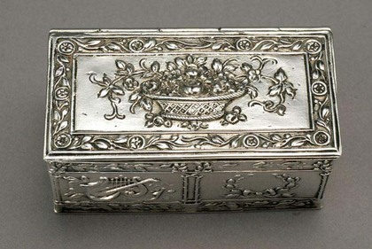 Hanau Silver Box - Pseudo Hallmarks, Gebruder Dingeldein